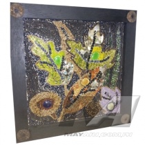 leaves_mosaic_wall_art