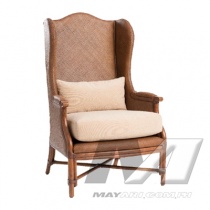 rattan_and_twill_wing_chair